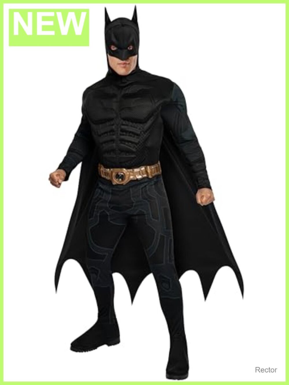 Adult Batman Dark Knight Rises Costume Mens Large Padded Jumpsuit